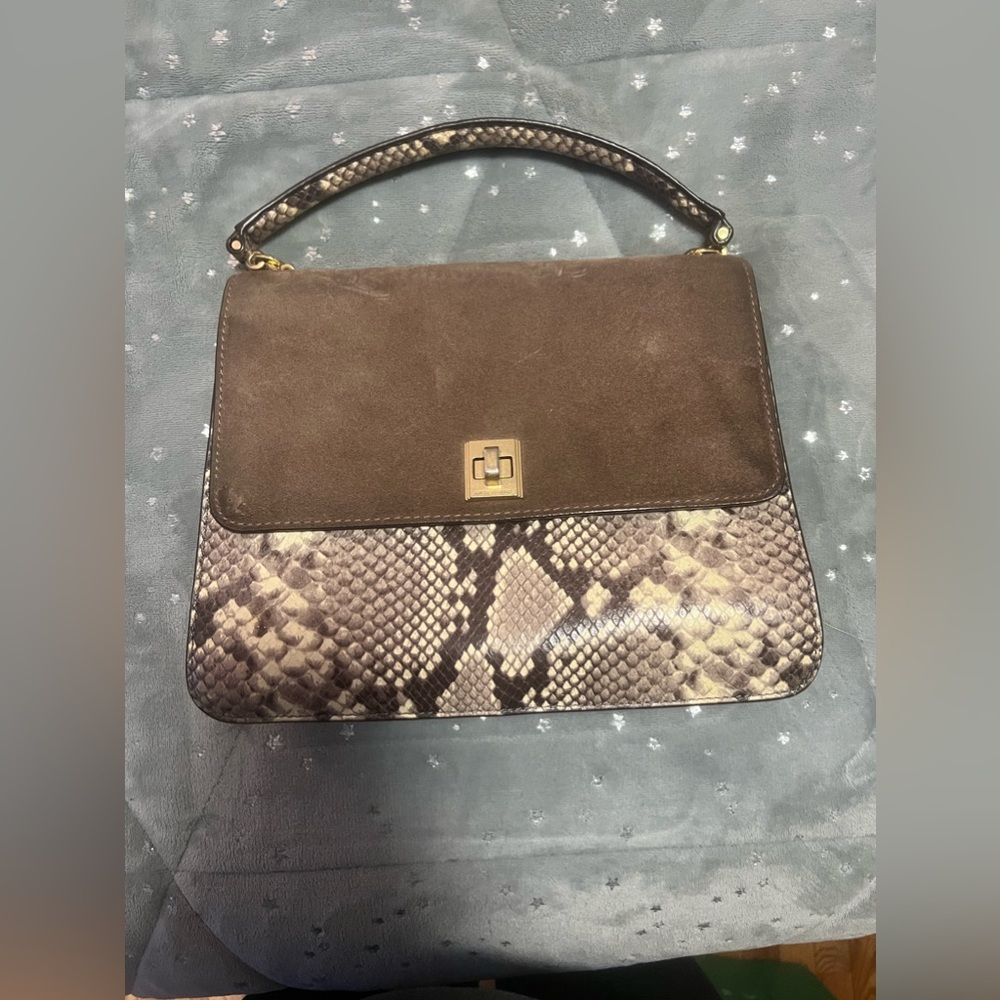 Michael Kors snake and suede bag